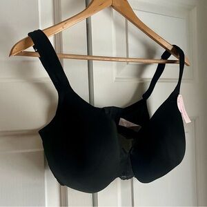 Cacique lane Bryant eyelet detail bra smooth satin full coverage 38 DD NWT